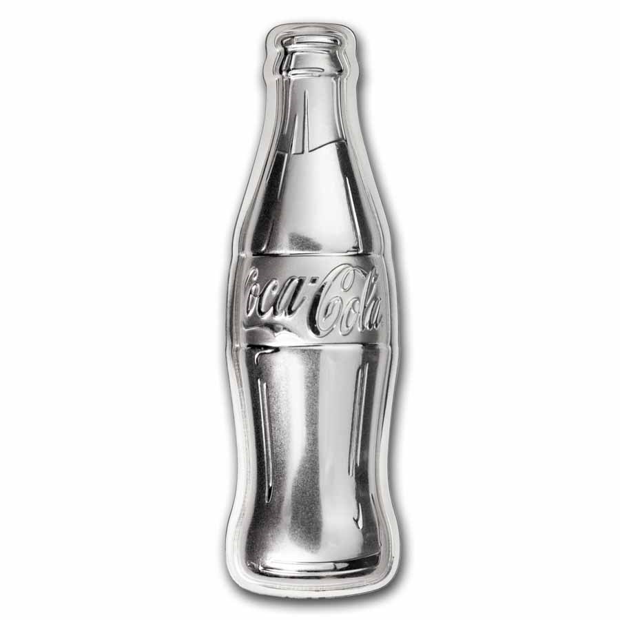 Coca Cola Silver Bottle